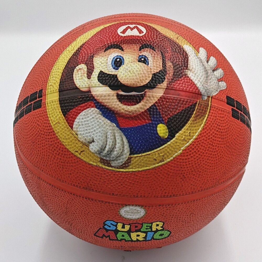 Super Mario Good Stuff Red Basketball Ball - Nintendo Official Licensed Product